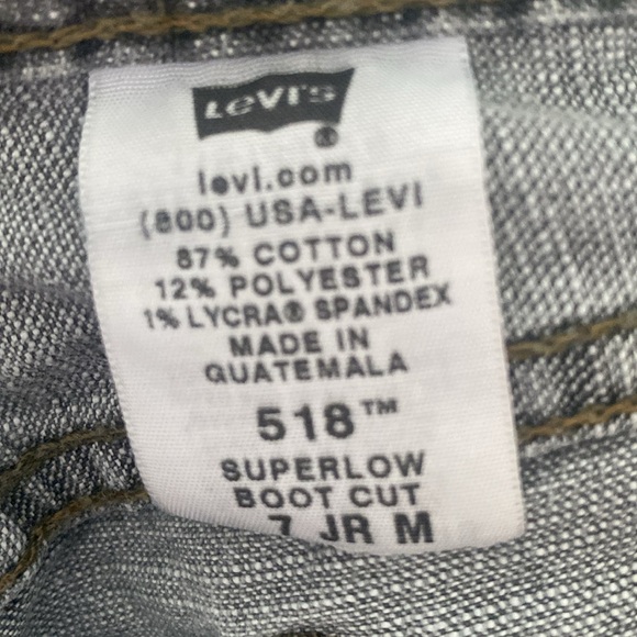 518 Levi’s Vintage size 7 Jr M. Grayish black. Best fitting jeans I ever had - Picture 11 of 16